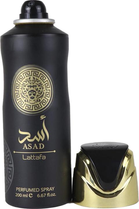 Image du produit Lattafa Perfumes Asad Lattafa Perfumed Spray 200ml 6.67 Fl Oz Body Deo Spray for Men (Spray, 200 ml)