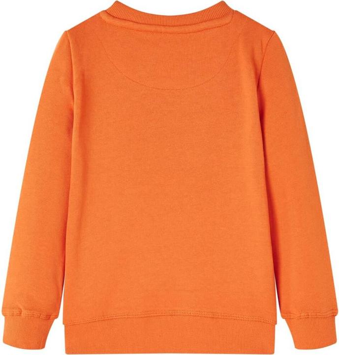 Actual product image VidaXL Children's sweatshirt dark orange 140,Material: 92 % cotton (140)