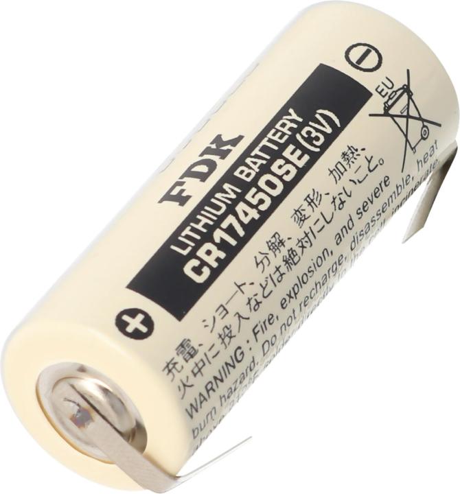 Actual product image FDK Batterie CR17450SE Size A, mit Lötfahne U-Form (1 pcs., A, 2500 mAh)