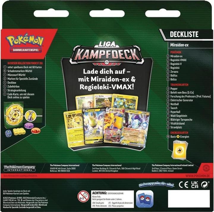 Produktbild Pokémon KP04 Karmesin&Purpur Miraidon EX Build & Battle Stadion *Deutsche Version* (Deutsch, Build & Battle Box)