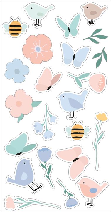 Produktbild Artemio Puffy Sticker "Sweet Garden"