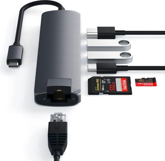 Image du produit Satechi USB-C Slim Multi-port (USB-C, 7 Ports)