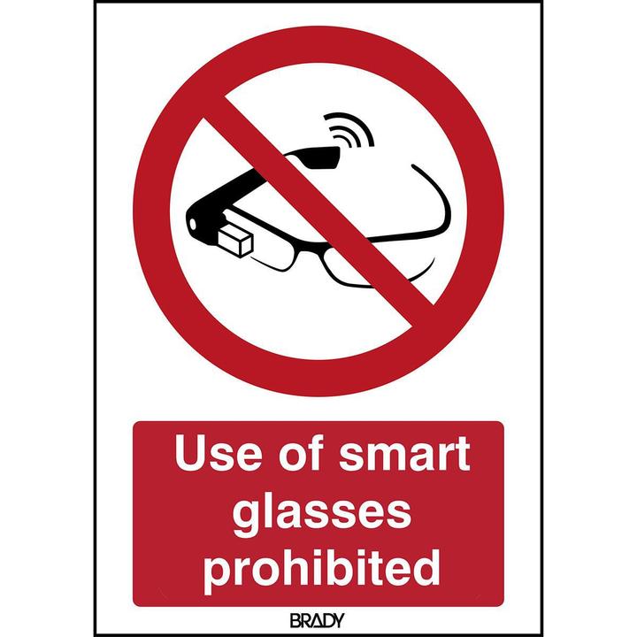 Actual product image Brady ISO Safety Sign - Use of