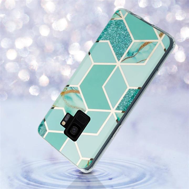Actual product image Cadorabo IMD TPU Colorful Marble Cover (Samsung Galaxy S9+)