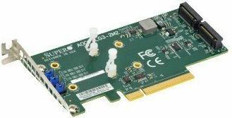 Image du produit Supermicro Carte d'éleveur de profil bas