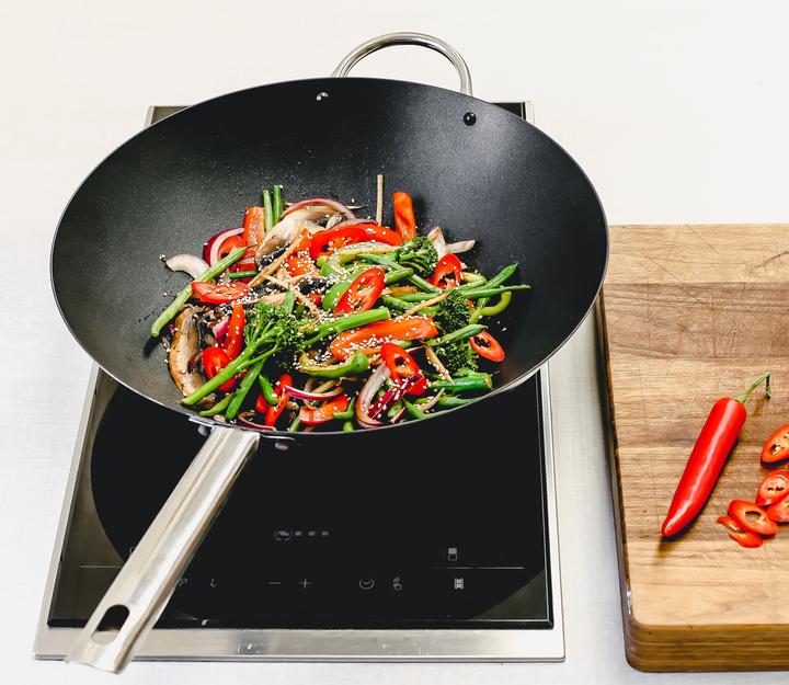 Produktbild Master Class Wok (30 cm, Wok Pfanne, Aluminiumguss)