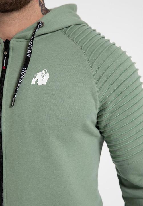 Produktbild Gorilla Wear Georgia Zip Hoody - Grün (M)