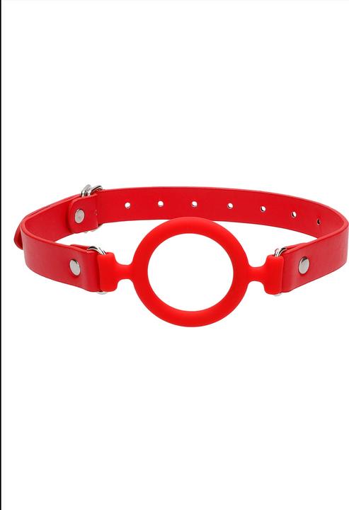 Produktbild Ouch! Silicone Ring Gag - With Leather Straps