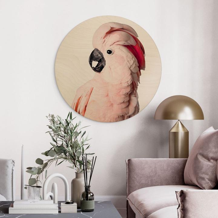 Immagine prodotto Trenddeko Cacatua rosa (Tondo/a)