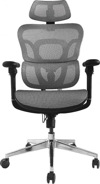 Produktbild equip Ergonomischer Bürostuhl mit Kopf und Armstützen gr