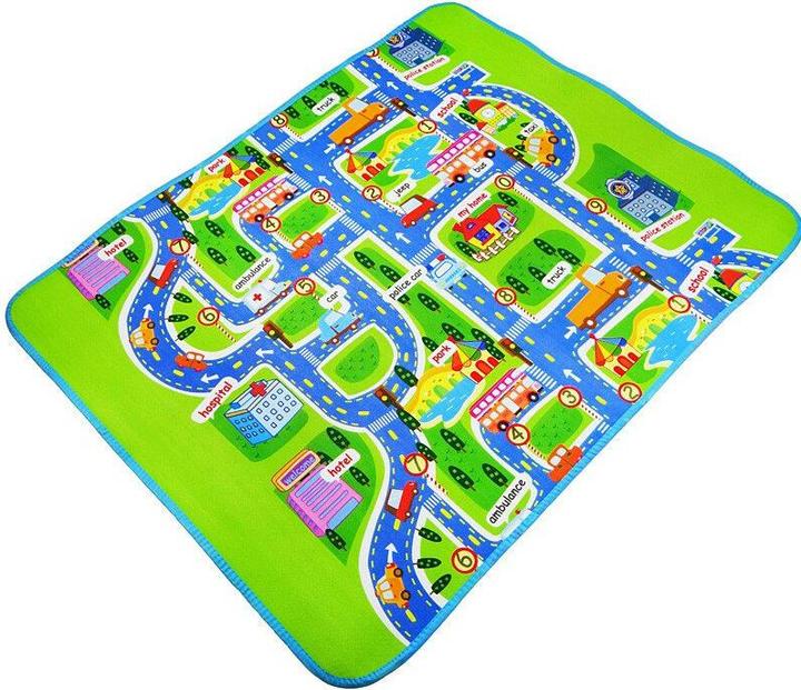 Produktbild Ikonka Pädagogische Schaumstoffmatte für Kinder Strasse 160x130cm (160 x 130 cm)