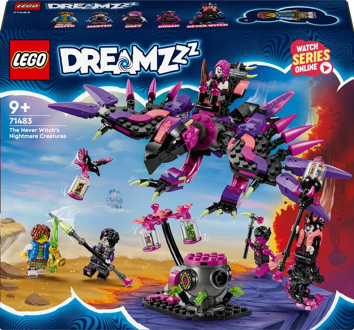 Produktbild LEGO Die Albtraumkreaturen der Nimmerhexe (71483, LEGO Dreamzzz)