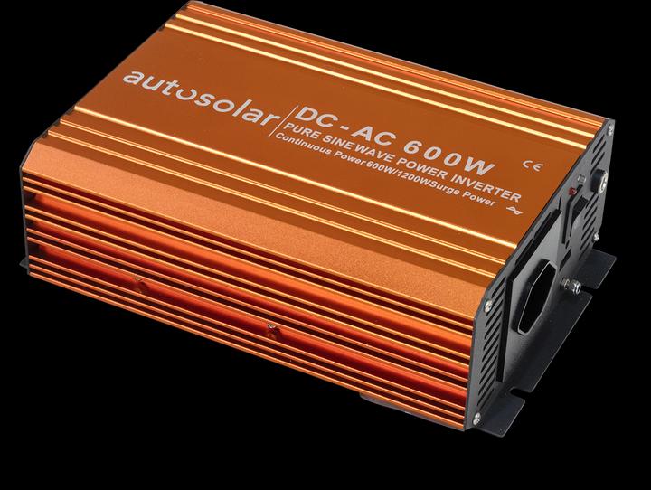 Actual product image Autosolar Inverter 12 V DC to 230 V AC 600 W