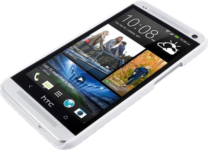 Produktbild König Design Schutzhülle Hardcase für Handy M7 HTC One Weiss (HTC One M7)