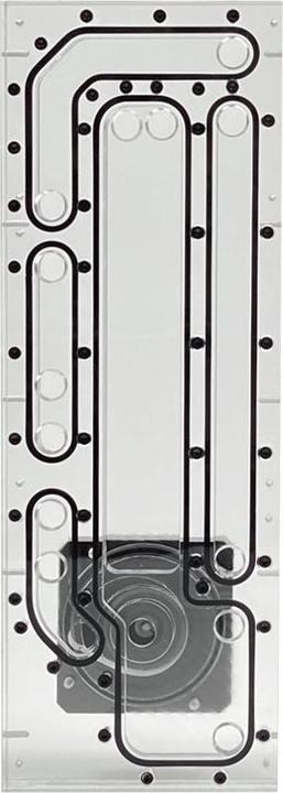 Produktbild Stealkey Customs SK-Crossflow Distroplate D5/DDC - Acryl