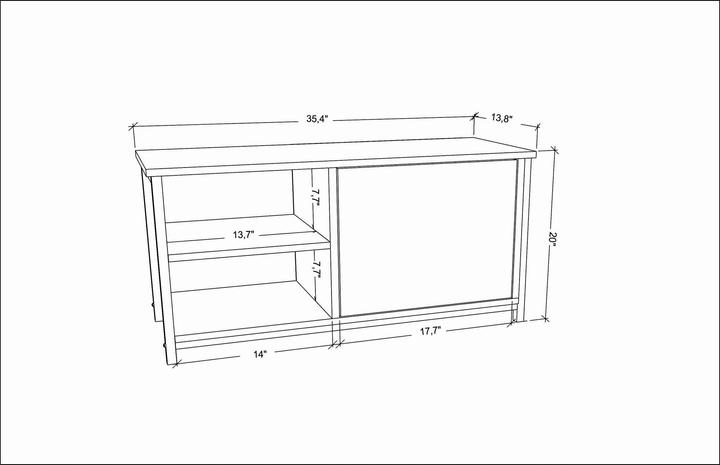 Actual product image Kalune Design Ellis (89.5 x 35.5 x 51 cm)