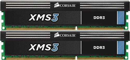 Produktbild Corsair Xms3 (2 x 4GB, 1600 MHz, DDR3-RAM, DIMM)