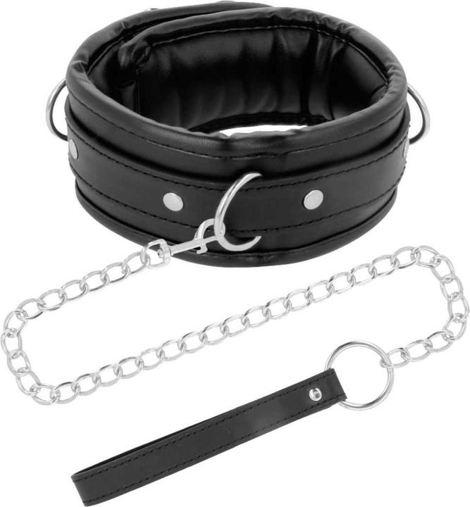 Image du produit Darkness Col Souple Noir Avec Cuir De Leash