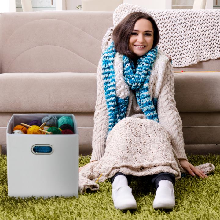 Actual product image Relaxdays 2x storage box (33 x 33 x 32 cm, 34.85 l)
