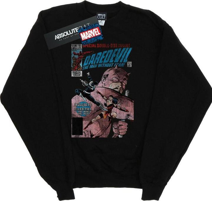 Immagine prodotto Daredevil Distressed Bullseye Vs Elektra Cover Felpa Donna (XL)
