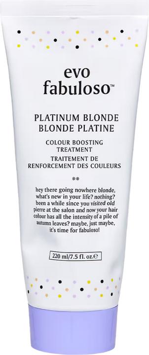 Actual product image Evo Fabuloso Platinum Blonde Colour Boosting Treatment (220 ml)
