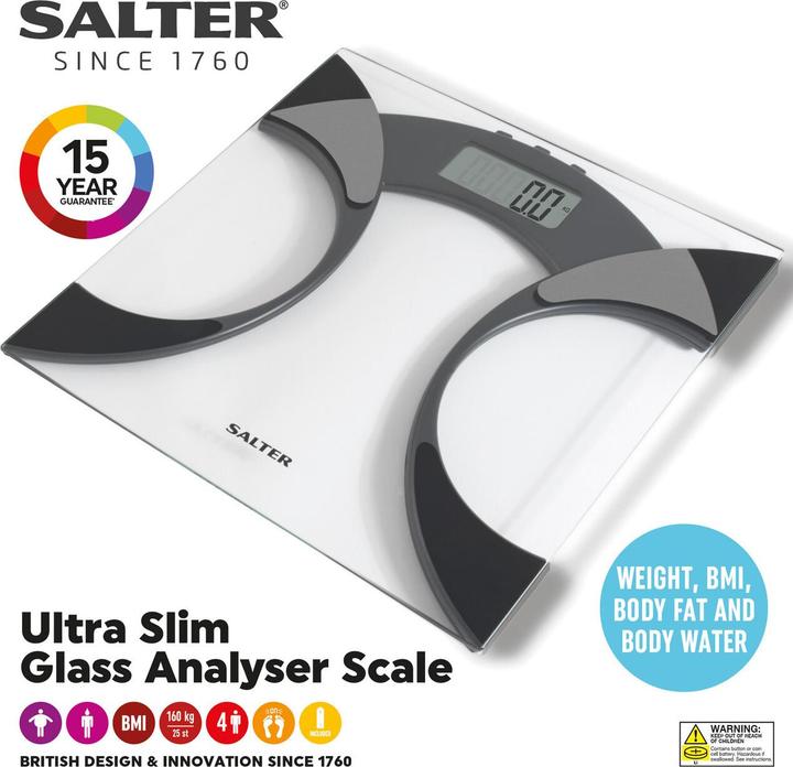 Actual product image Salter 9141 BKCFEU16 Analyser Black (160 kg)
