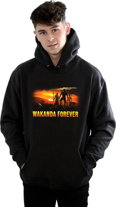 Immagine prodotto Felpa con cappuccio Wakanda Forever Pantera Nera Uomo (S)