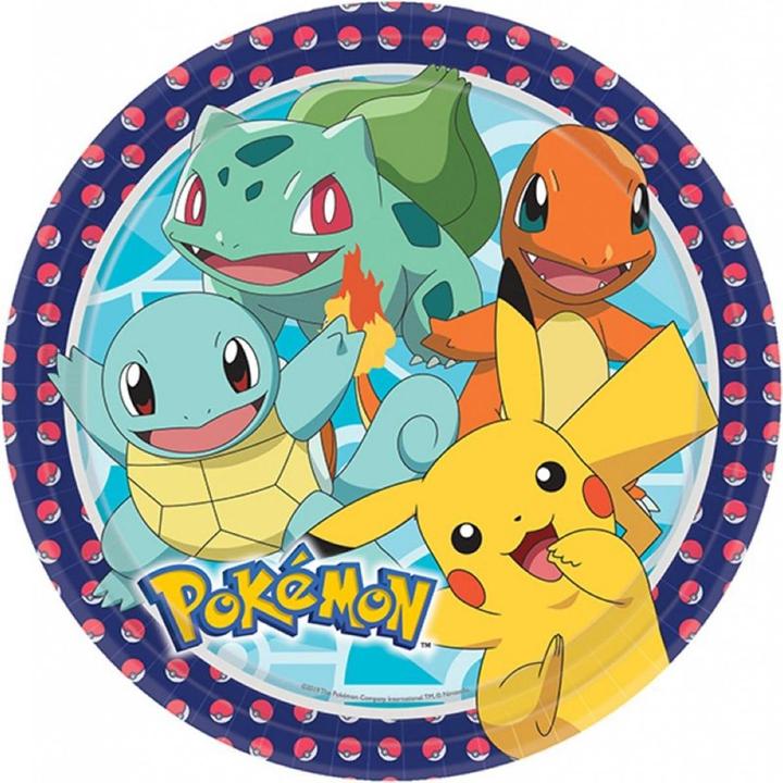 Piastra di cartone Pokemon (8 x)