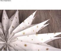Produktbild Rayher Papier-Faltenbeutel m. Sternchen, gold, 25 Stück (Geschenkfolie, 25 x)