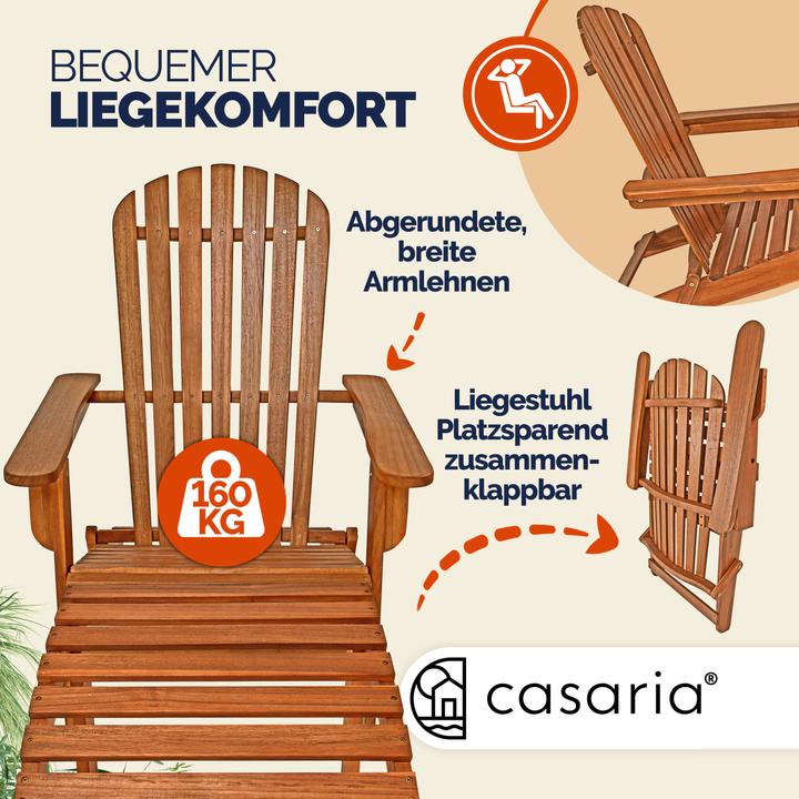 Actual product image Casaria Sun chair (85 cm)