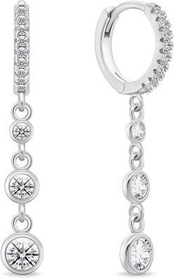 Immagine prodotto Brilio Argento - Orecchini in argento con zirconi trasparenti EA869W (Argento)