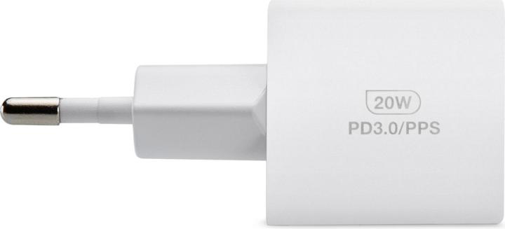 Actual product image Mobilize USB-C Quick Charger 20W + USB-C USB-C Cable White (20 W)