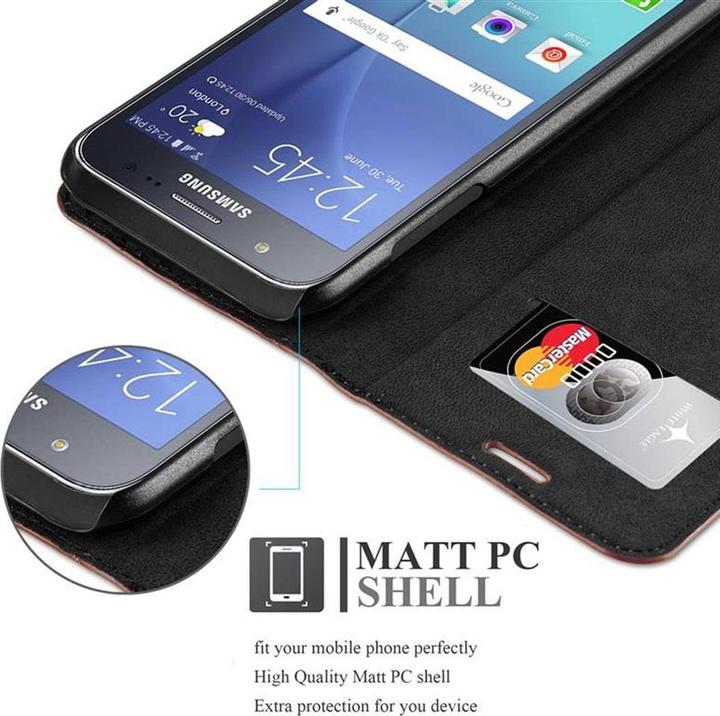 Productafbeelding Cadorabo Boek Onzichtbare Magneethoes (Samsung Galaxy J7)
