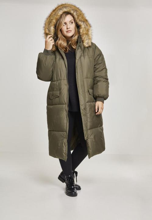 Image du produit Urban Classics Manteau oversize en fausse fourrure pour dames (XS)