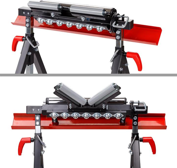 Immagine prodotto Dema Cavalletto a rulli multipli 82,5 - 127,5 cm regolabile in altezza (70.50 cm, 75 cm)