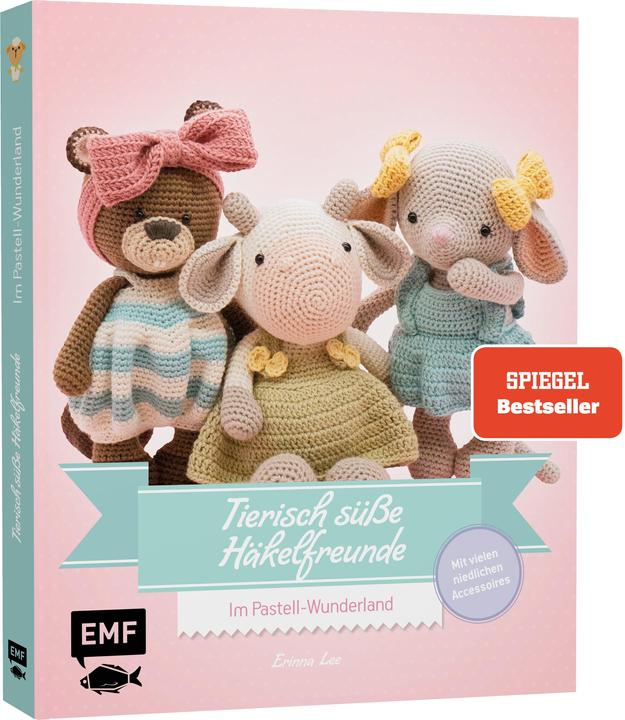 Produktbild Tierisch süsse Häkelfreunde – Im Pastell-Wunderland (Deutsch, Erinna Lee, 2021)