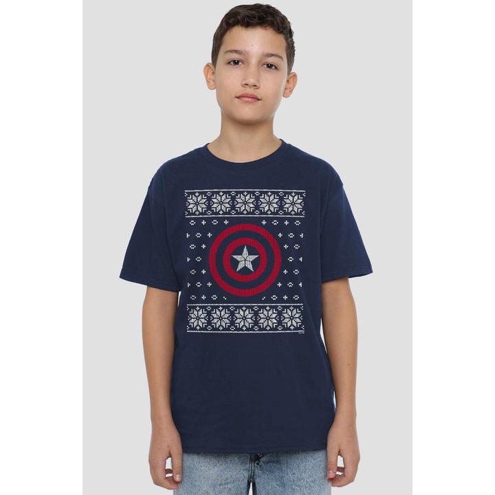 Actual product image Captain America Childrens/Kids Shield T-Shirt (128)