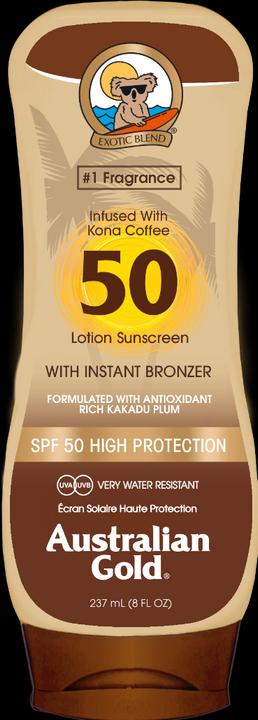 Actual product image Australian Gold Instant Bronzer (Sun lotion, SPF 50, 237 ml)