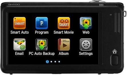 Image du produit Samsung SH100, 14MP, zoom 5x, W-LAN, vidéos HD, noir (1/2,3'')