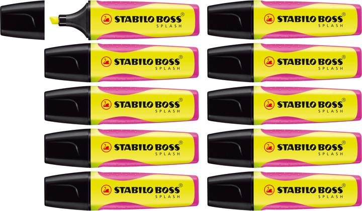Actual product image STABILO BOSS SPLASH highlighter (Yellow, 5 mm, 1 x)