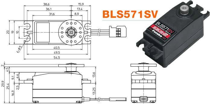 Produktbild Futaba BLS 571SV Brushless RC Car (S-Bus 2)