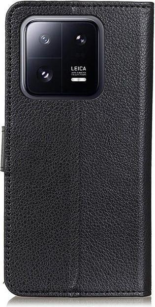 Actual product image MU Classic Litchi Leather Bookcover Series (Xiaomi 14)