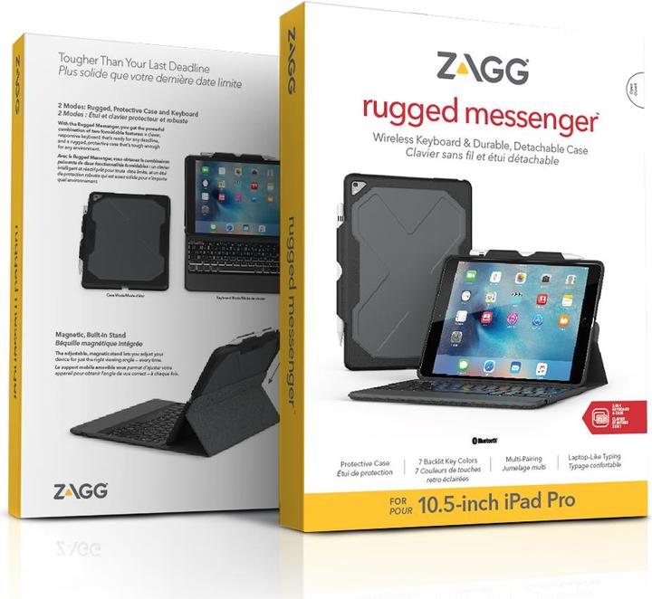 Produktbild Zagg Rugged Messenger (CH, iPad Pro 10.5 2017 (1. Gen), iPad Air 2019 (3. Gen))