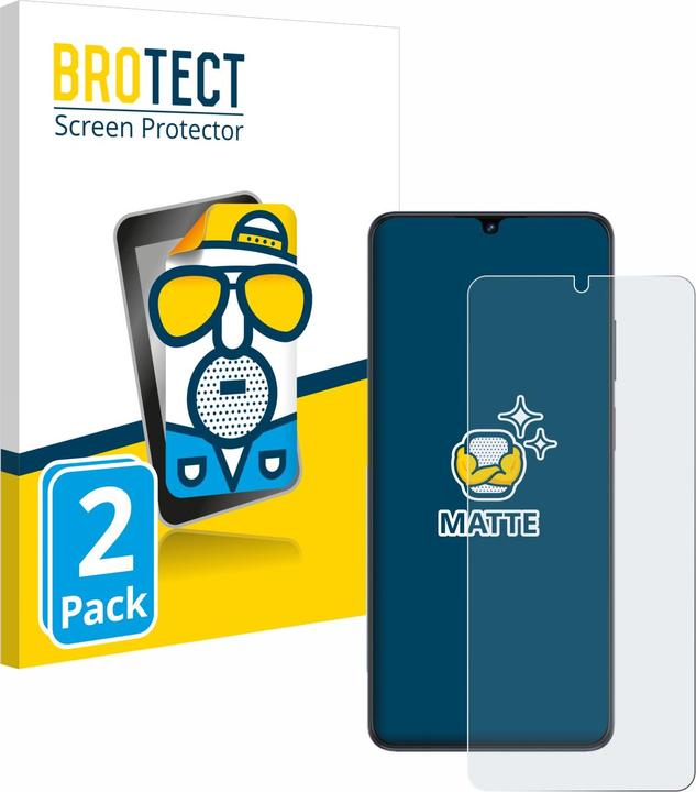 Actual product image BROTECT Anti-glare screen protector matt (2 Piece, ZTE Blade V50)