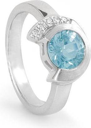 Produktbild Breuning RING - E.AQUA/Brill. 0,064 Ct. H/si (52, 585/14 K Gold)