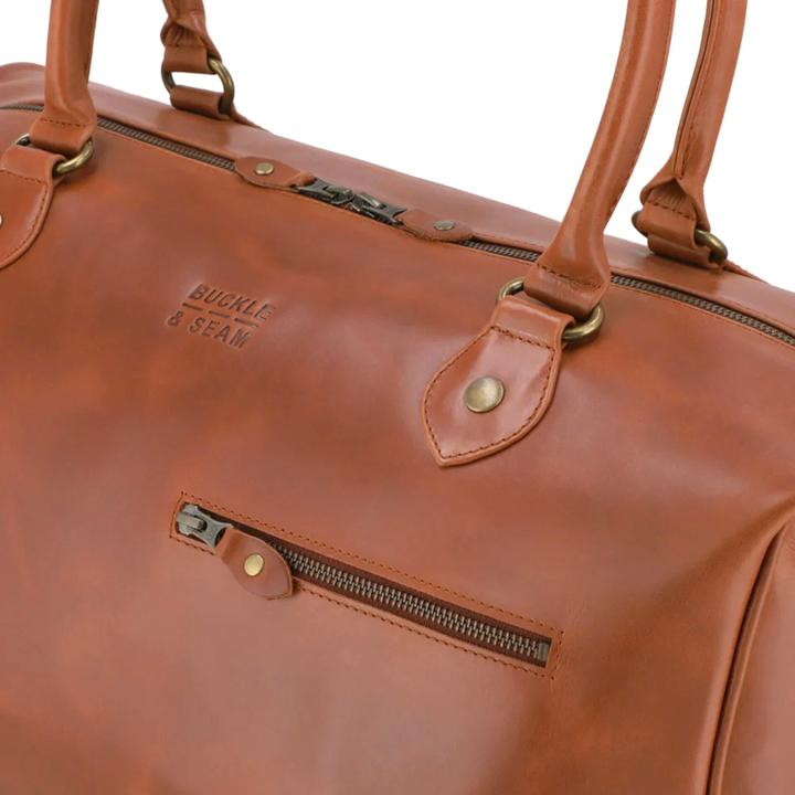 Produktbild Buckle & Seam Leder Weekender Linwood Cognac / (37 l)