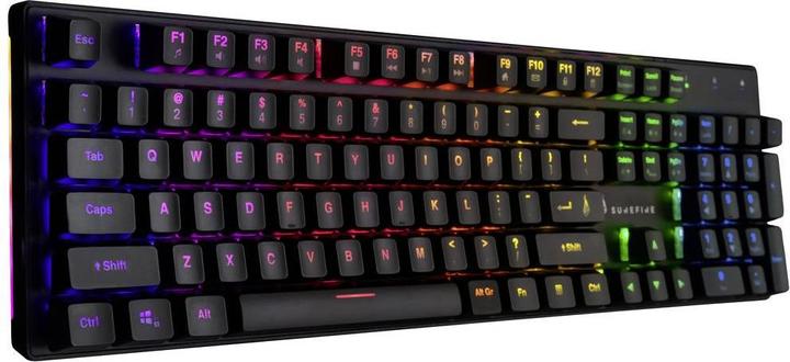 Produktbild SureFire Gaming KingPin M2 Kabelgebunden, USB Gaming-Tastatur Beleuchtet, Multimediatasten US-Engli (US, Kabelgebunden)
