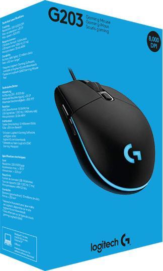 Actual product image Logitech G G203 Lightsync (Cable)