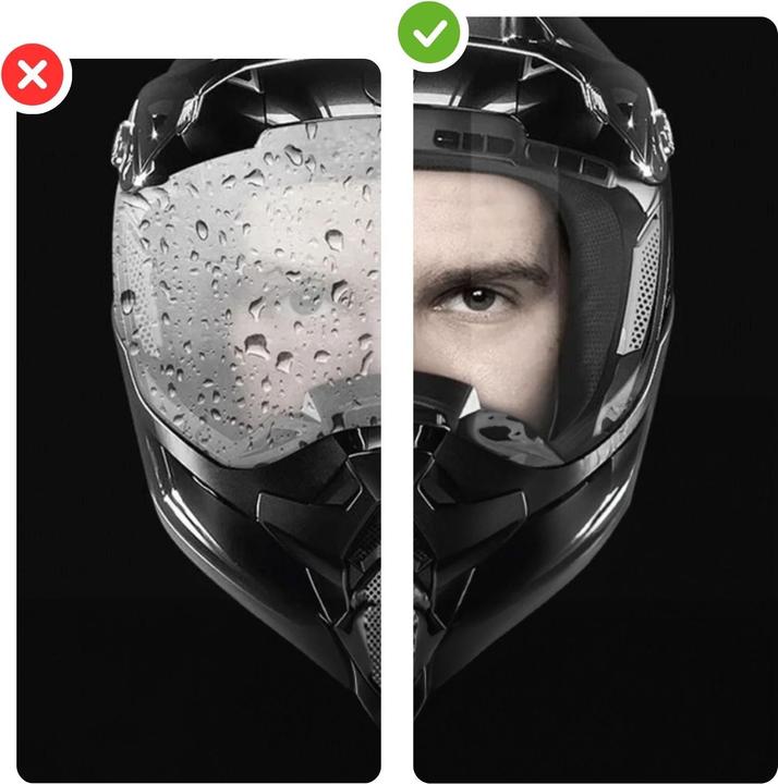 Produktbild Hermex Motorrad Helm Antibeschlagfolie