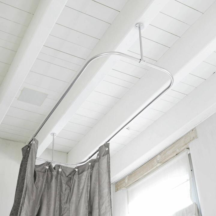 Produktbild Loberon Duschvorhangstange Addington silber